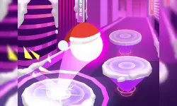 Hop Ball 3D: Dancing Ball on Marshmello Tiles Road image