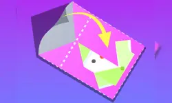 Cute Folding Paper image