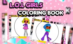 L.O.L OMG Girls Coloring Book image