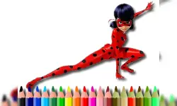 BTS LadyBug Coloring image