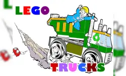 Lego Trucks Coloring image