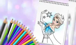 Amazing Princess Coloring Book image