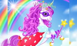 Baby unicorn dress up image