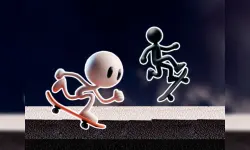 Black and White Stickman image