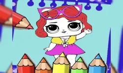 Coloring Dolls Book image