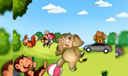 Kids match memories game image