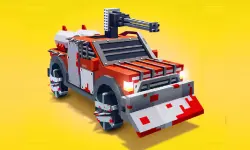 Zombie Derby: Blocky Roads Online image
