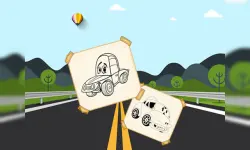 Funny Cars For Kids Coloring image