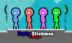 Party Stickman 4 Player image