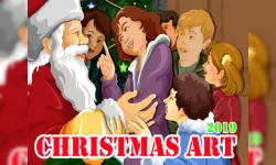 Christmas Art 2019 Puzzle image