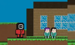 Squid Escape But Blockworld image