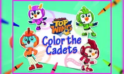 Top Wing: Color the Cadets image