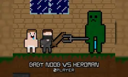 Baby Noob vs Heroman 2 Player image