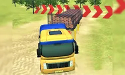 Modern OffRoad Uphill Truck Driving image
