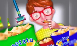 Potato Chips Food Factory Game image