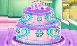 Girl Chef Cooking Cake image