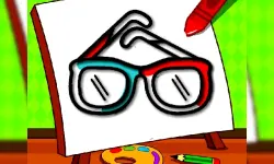 Easy Kids Coloring Glasses image