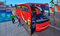 Coach Bus Driving 3D image