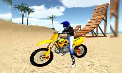 Motocross Beach Stunts Gas 3D image