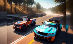 Top Down Truck Racing image