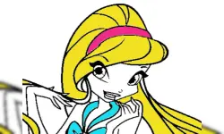 Winx Coloring Page Game image