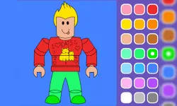 Roblox Coloring Game image