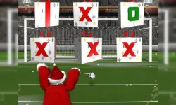 Santa kick Tac Toe image