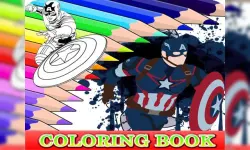 Coloring Book for Captain America image