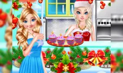 image bg Sister Princess Christmas Cupcake Maker