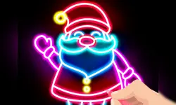 Draw Glow Christmas image