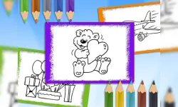Cartoon Coloring Book image