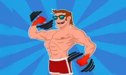 Muscle race games body run 3d image