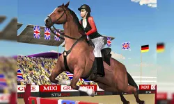 Horse Jumping Show 3D image