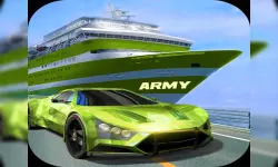 Army Truck Car Transport Game image
