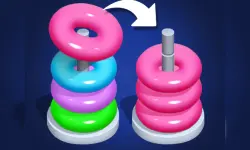 Hoop Stack - Color Sort Puzzle image
