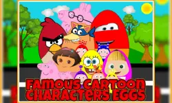 Famous Cartoon Characters Eggs image