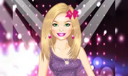 Barbie Popstar Dressup image