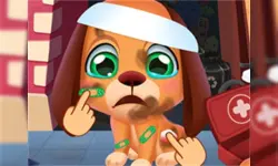 Stray Puppy Pet Care Game image