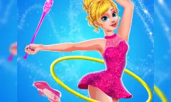 Gymnastic SuperStar Girls Dress Up image