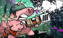 Piggy soldier super adventure image