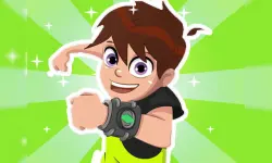 Ben 10 Hill Car Racing Alien Boy image