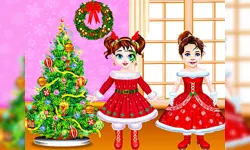 Taylor And Jessica Christmas Party image