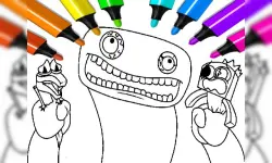Garten of Banban Coloring Games image