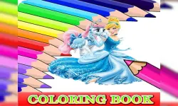 Coloring Book for Cinderella image
