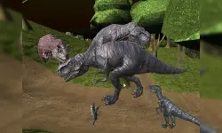 Midnight multiplayer dinosaur hunt image