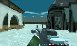 Blocky combat Shooting Arena 3D Pixel image