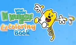 Wow Wow Wubbzy Coloring Book image