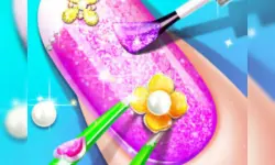 Princess Nail Makeup image