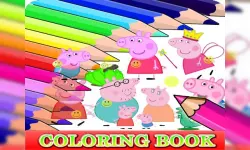 Coloring Book for Peppa Pig image
