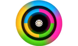 Color blast image